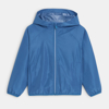 Blouson coupe-vent imperméable bleu Garçon