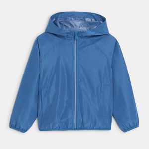 Blaue wasserabweisende Windjacke für Jungen 1