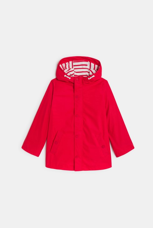 Rood sweatshirt met kap voor jongens 1