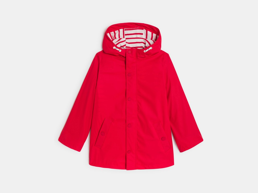 Roter Hoodie mit Kapuze für 1