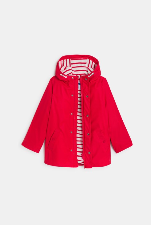 Rood sweatshirt met kap voor jongens 2