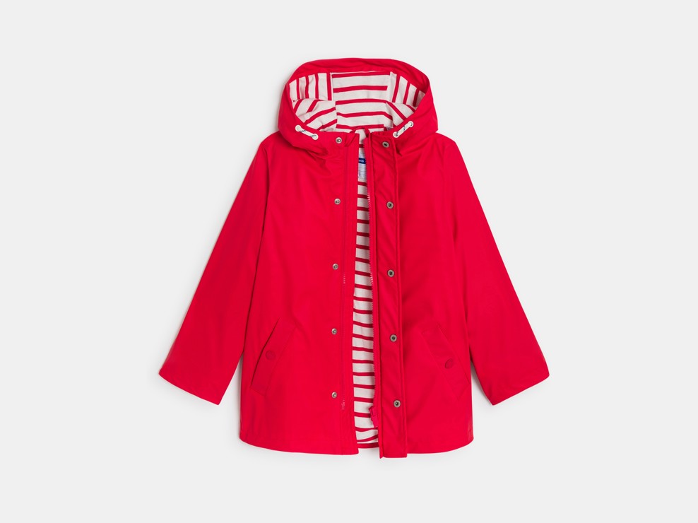 Roter Hoodie mit Kapuze für 2