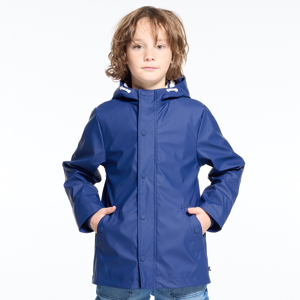 Marineblauw sweatshirt met kap voor jongens 1