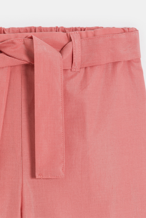 Women's wide-leg belted trousers 2