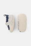 Chaussons cuir chien bleu bébé garçon 4