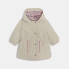 Parka 3 en 1 gilet amovible beige bébé fille