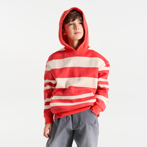 Boy's blue striped patterned sweatshirt 1