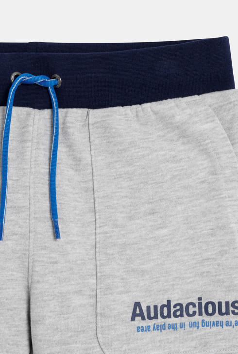 Grau melierte Jogginghose für Jungen 2