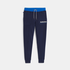 Pantalon de jogging gris chiné Garçon 1