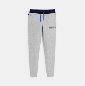 Boy's mottled grey joggers 1