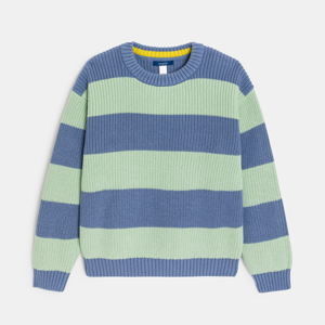 Pull rayé bleu Garçon 1