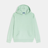 Pull à capuche uni vert pastel Garçon