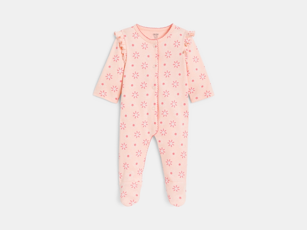 Dors-bien fleuri rose bébé fille 1