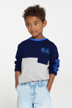 T-shirt manches longues colorblock gris Garçon 1