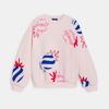 Sweat-shirt imprimé ananas rose Fille