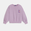 Sweat-shirt en molleton mauve Fille