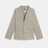 Veste de costume unie beige Garçon