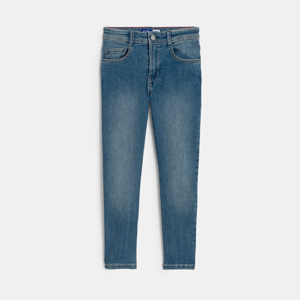 Boy's blue faded slim-fit jeans 1