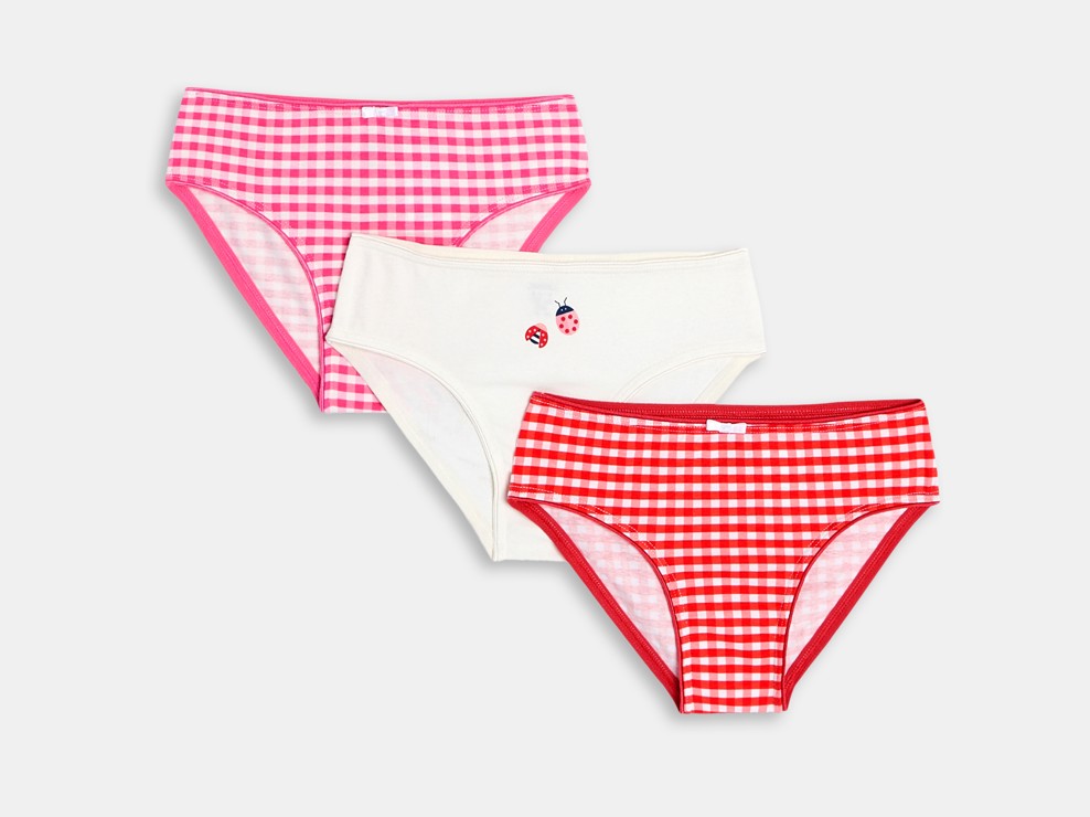 Culottes à carreaux (lot de 3) Fille 1