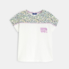 T-shirt manches courtes blanc Fille