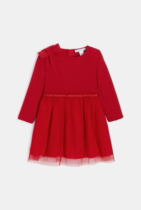 Robe de fêtes rouge bébé fille