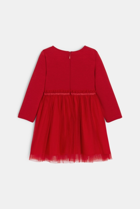 Robe de fêtes rouge bébé fille