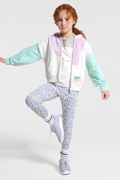 Legging de sport imprimé vert Fille