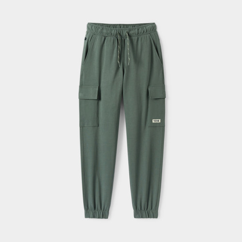 Pantalon Cargo Vert Garçon - Vert Cyprès - 5A - OKAIDI