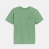 T-shirt manches courtes uni vert Garçon