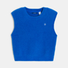 Pull sans manches bleu Fille