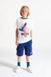 T-shirt manches courtes motif skate blanc Garçon 4