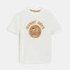 T-shirt manches courtes motif vélo blanc Garçon