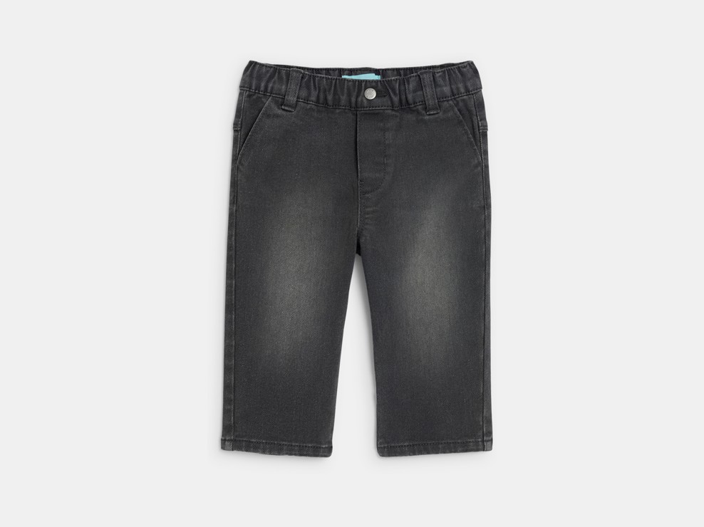 Gerade schwarze Jeans Kleinkind Junge 1