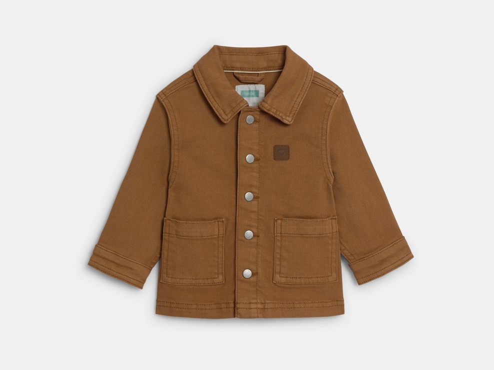 Braune Workwear-Jacke Kleinkind Junge 2