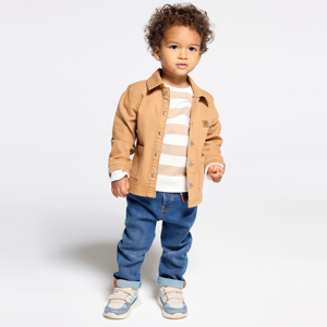 Baby boy's brown workwear jacket 1