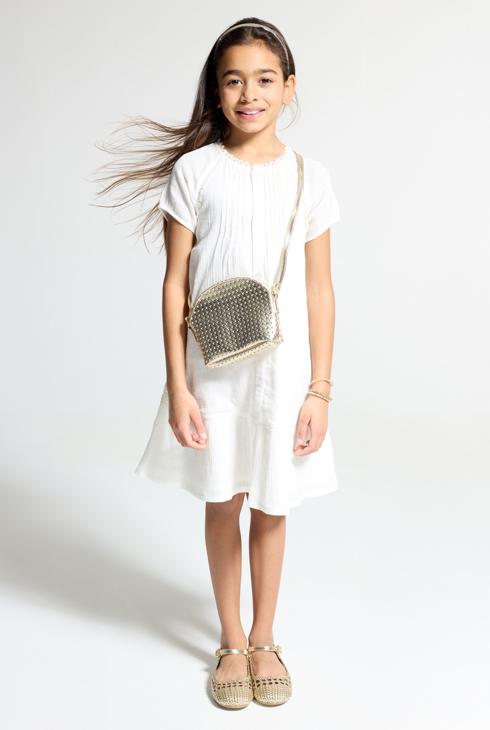 Zlatna moderna torbica za djevojčice 1