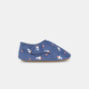 Chaussons fusées bleu bébé garçons