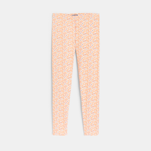 Legging long imprimé abricot pastel Fille 1