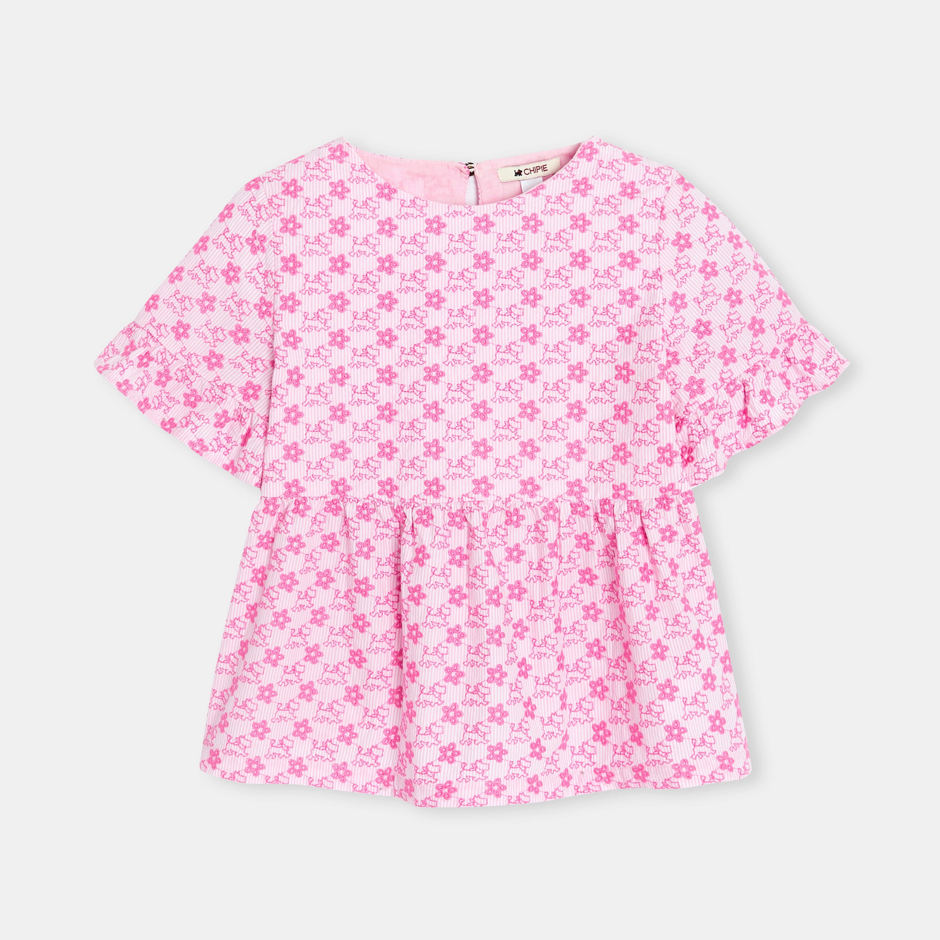Blouse Fille Chipie Taille 12 Ans - Bleu - Occasion Très Bon État