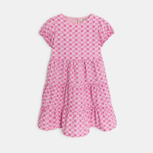 Robe rayée scottish rose fille Chipie 1