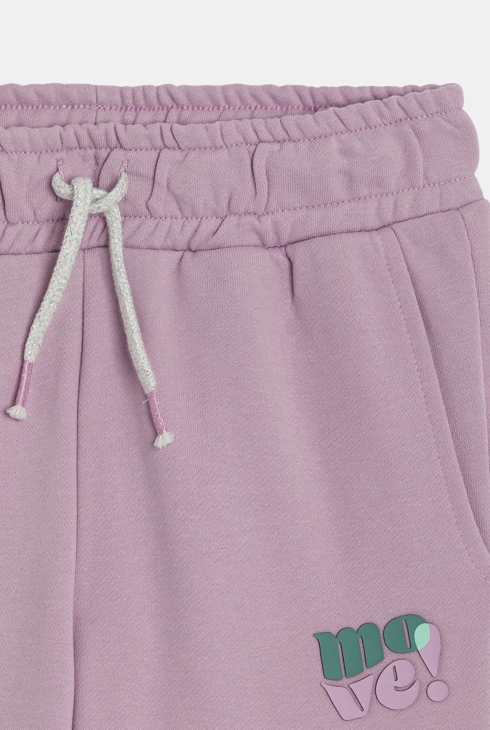 Pantalon de jogging mauve Fille