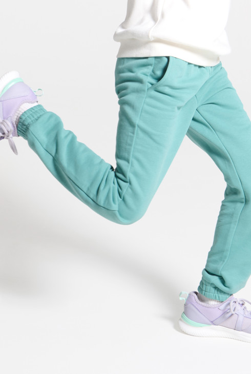 Grüne Jogginghose für Mädchen 2