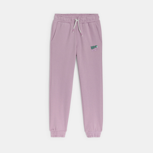 Pantalon de jogging mauve Fille 1