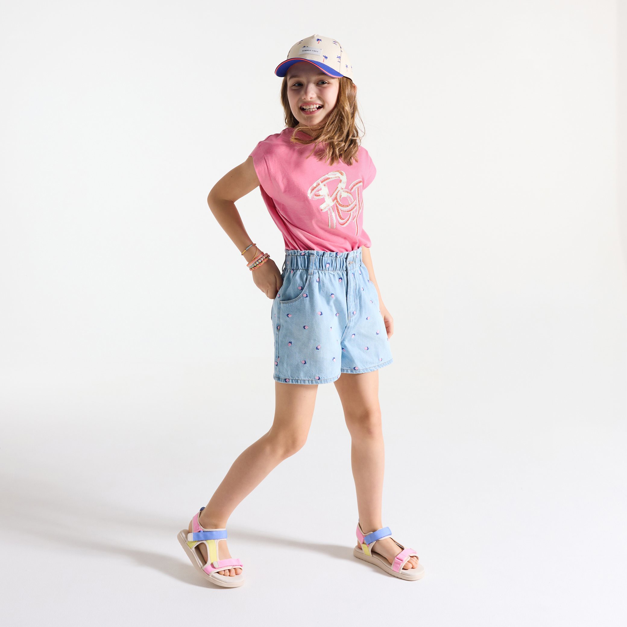 ★ILLIGO★ Ribbon fitted t-shirt pink Mariano Construction T-Shirt - Pink – Boston Rob