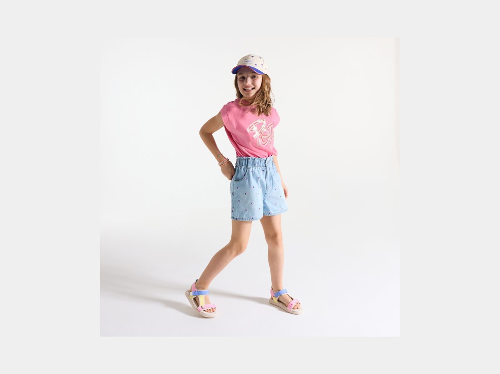 Roze T-shirt met leuke tekst voor meisjes 1