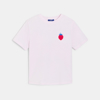 T-shirt manches courtes motif fraise rose Fille