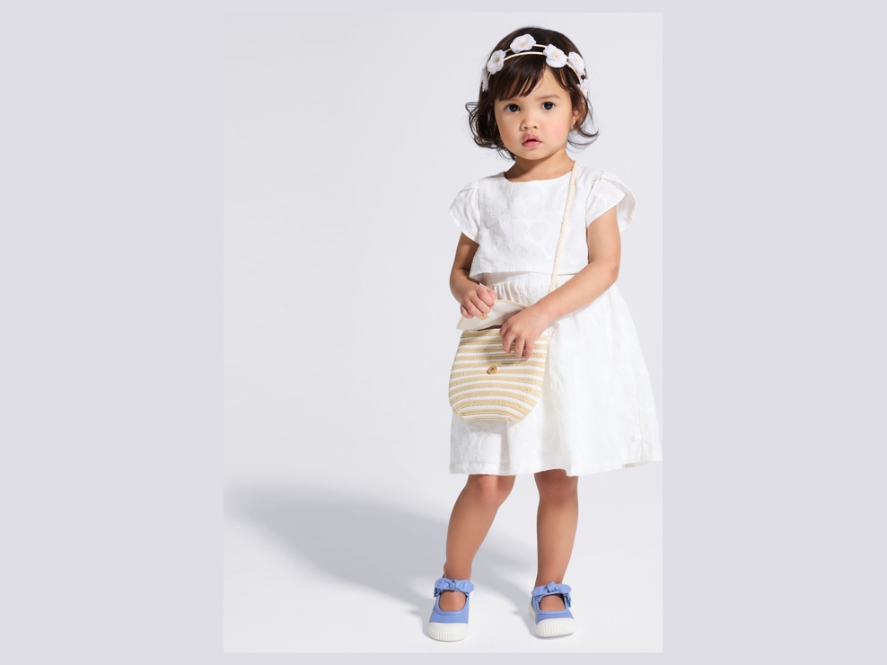 Sac à bandoulière tressé lapin beige fille 1