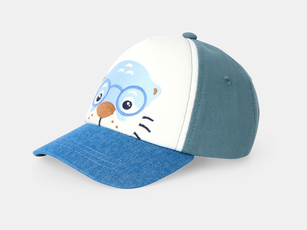 Casquette otarie bleu bébé garçon 1