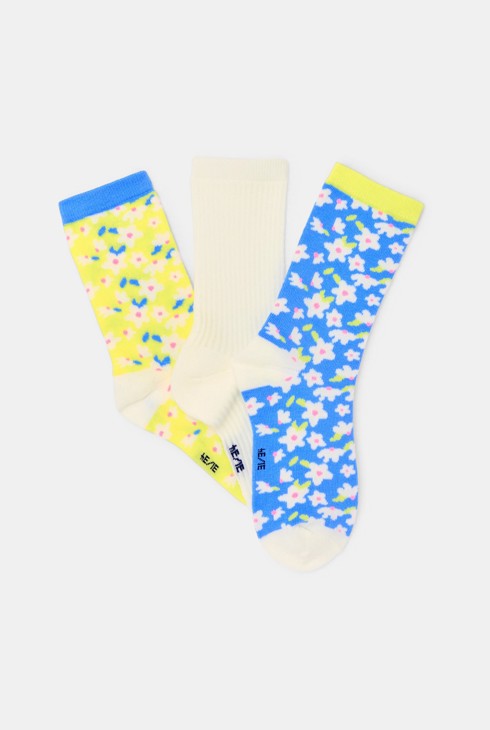 Chaussettes fantaisie (lot de 3) Fille 2
