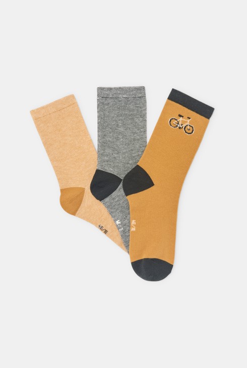 Ozdobne skarpetki Chłopiec (3 pary) 2